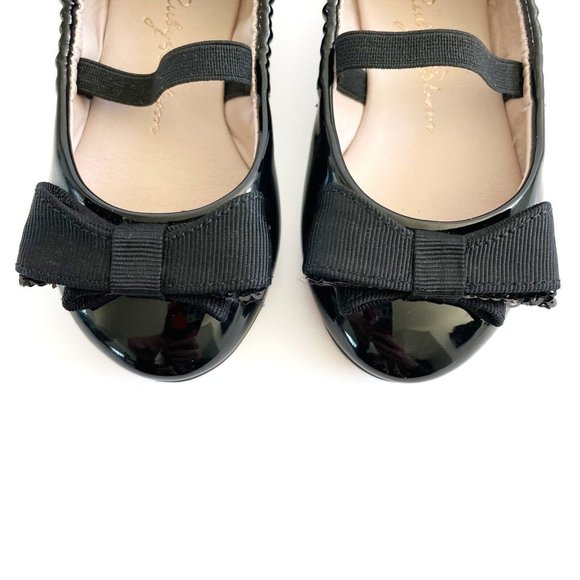 Ruby & Bloom Ballet Flats Toddler Girls Size 5 Black Bow Slip On Party Dress Up - Picture 6 of 15